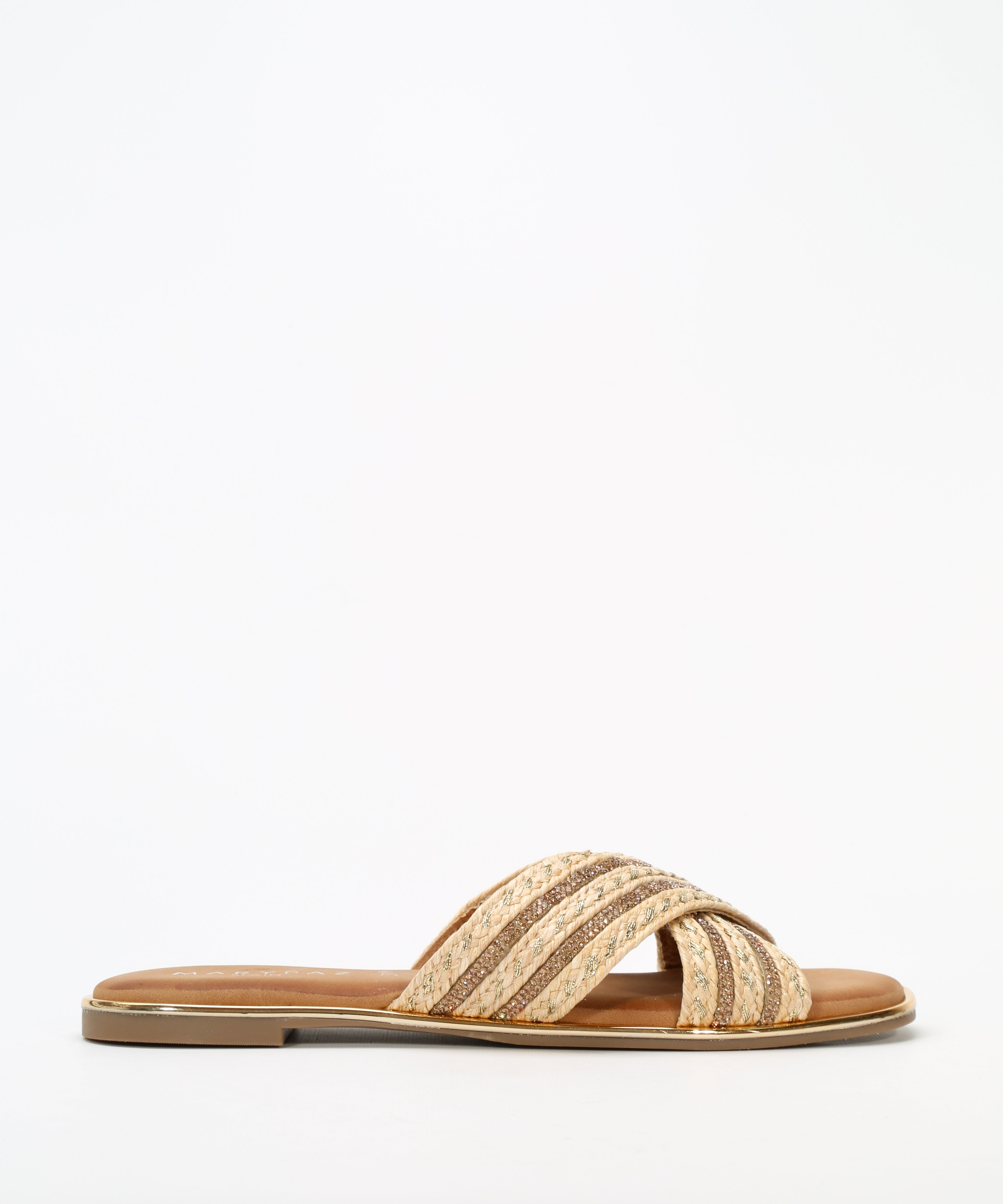 Sandalias planas cruceta 